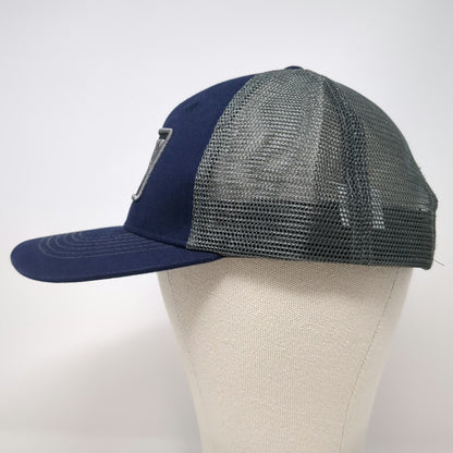 Arcadian Outfitters Trucker Hat Blue One Size Utah Fish Patch Snapback Mesh Cap