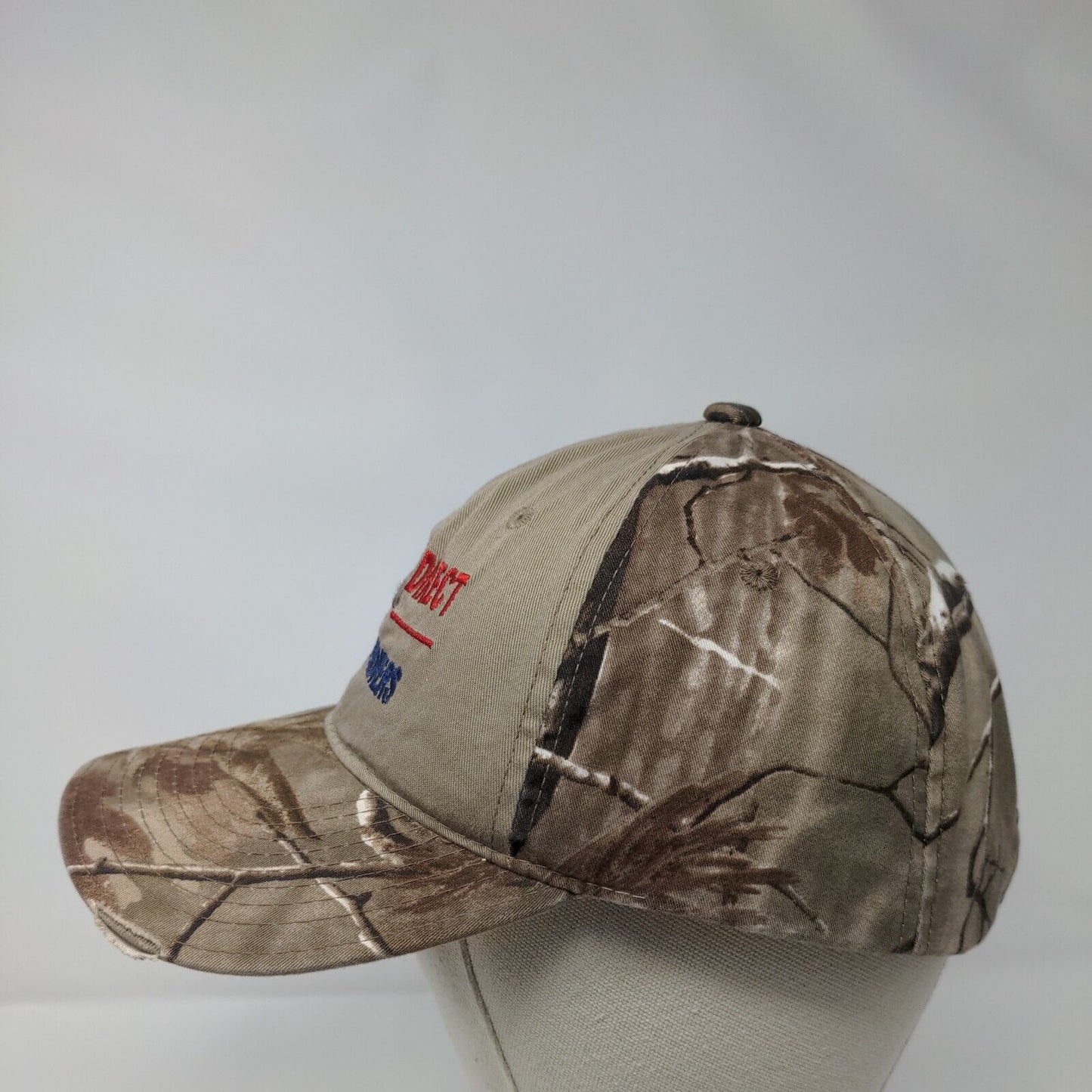 Factory Direct Gun Brokers Strapback Hat Camo One Size Embroidered