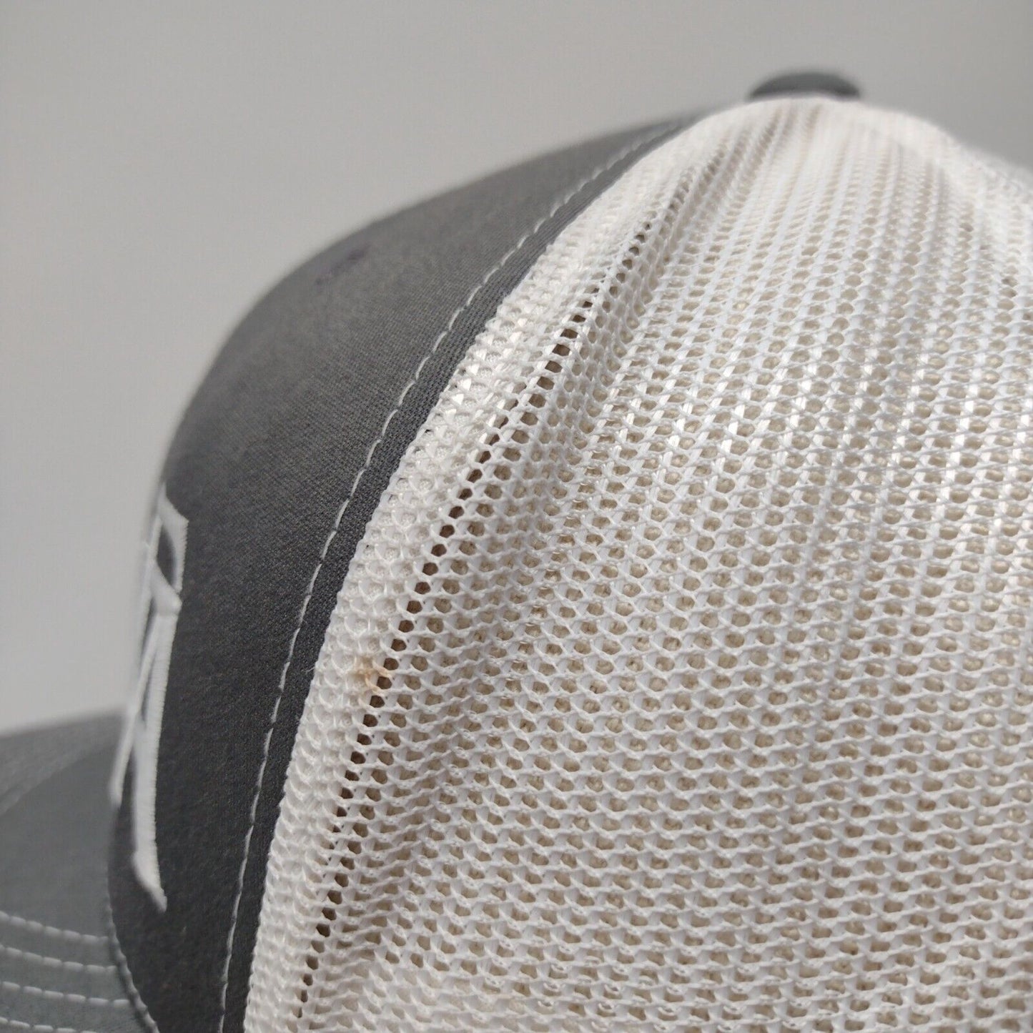 FA Snapback Mesh Back Trucker Hat Gray OSFA D-Series 4D3 Colorblock