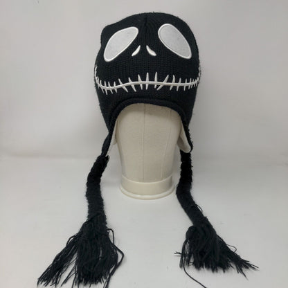 Nightmare Before Christmas Laplander Knit Beanie Hat Multi One Size Reversible