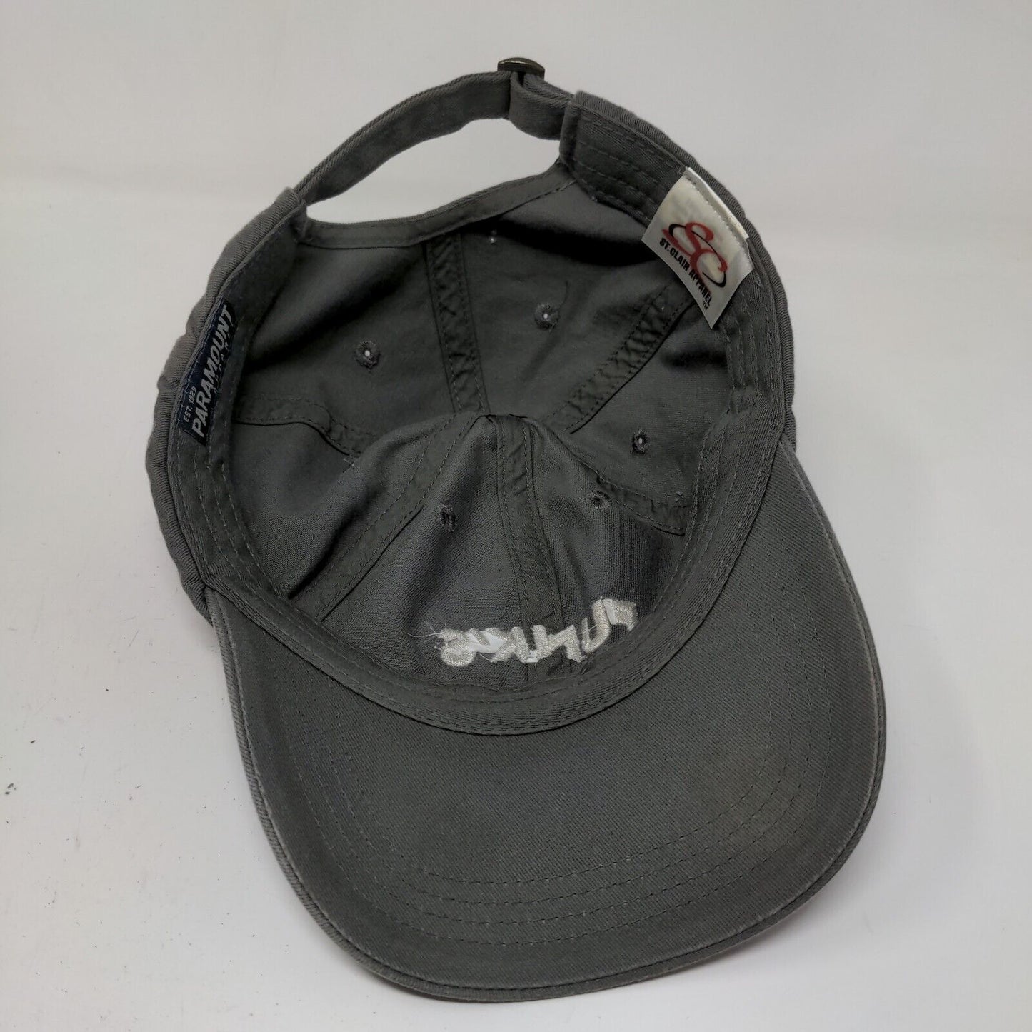 Funk's Frontiersman Men's Slideback Hat Gray Size OSFA Embroidered Logo