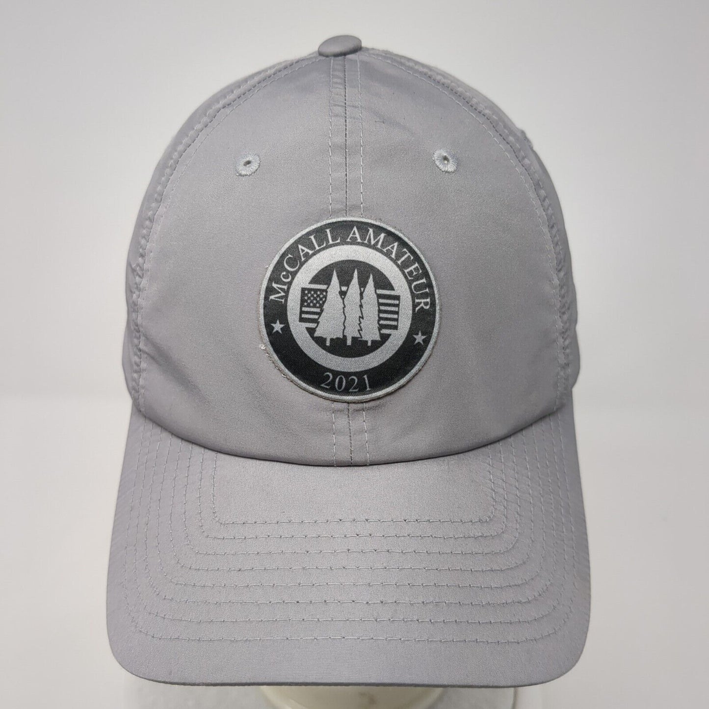 McCall Amateur 2021 Patch Strapback Hat Gray One Size Quest Groups