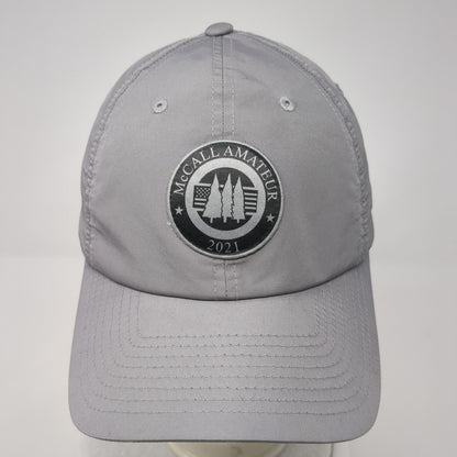 McCall Amateur 2021 Patch Strapback Hat Gray One Size Quest Groups