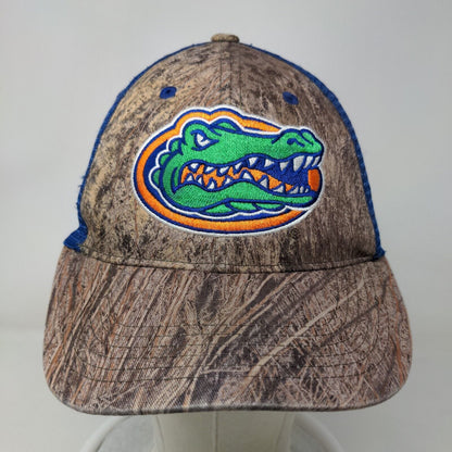 Captivating Headwear Men's Snapback Mesh Back Camo Hat Florida Gators Logo