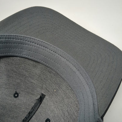 Richardson 5 Panel Black Hat One Size Rope Perforated Performance Trauma Patch