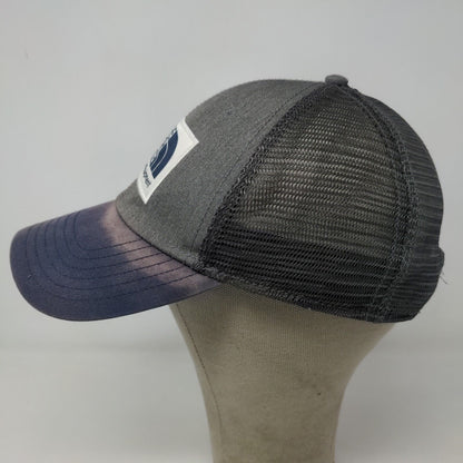 The North Face Men's Snapback Mesh Back Hat Gray Blue Size OS Patch Logo
