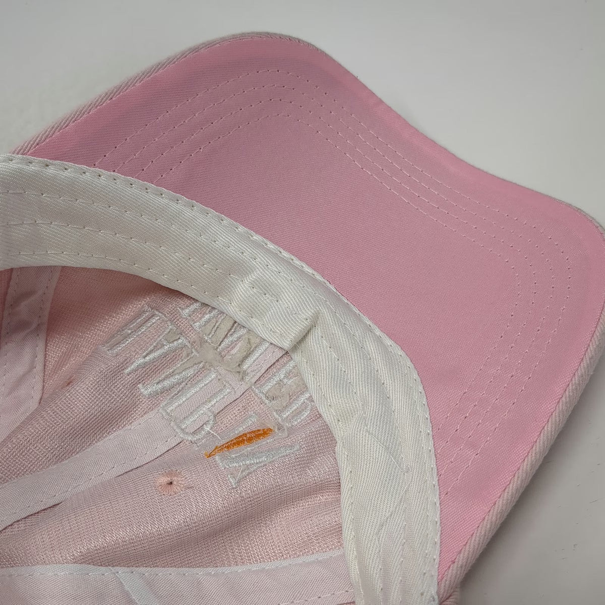 Hampton Water Rosé Wine Baseball Cap Pink One Size Adjustable Slideback Hat