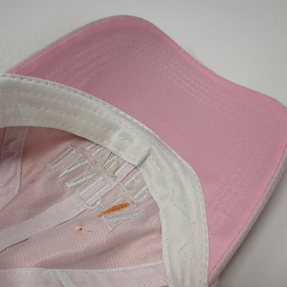 Hampton Water Rosé Wine Baseball Cap Pink One Size Adjustable Slideback Hat