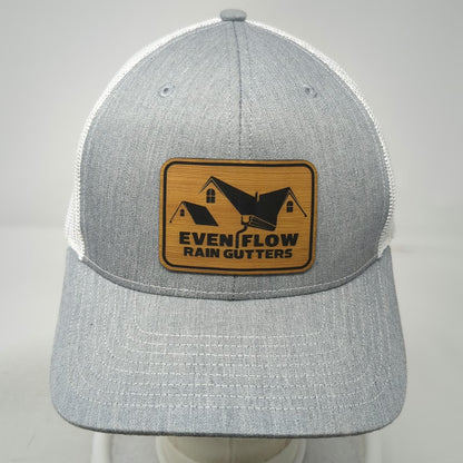 Richardson Trucker Hat Gray One Size Even Flow Rain Gutters Patch Snapback