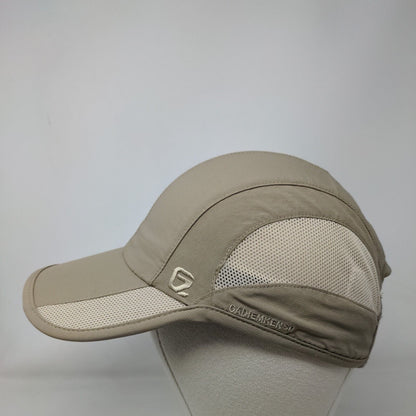 Gadiemkensd Strapback Hat Tan Large Adjustable Mesh Trim Embroidered