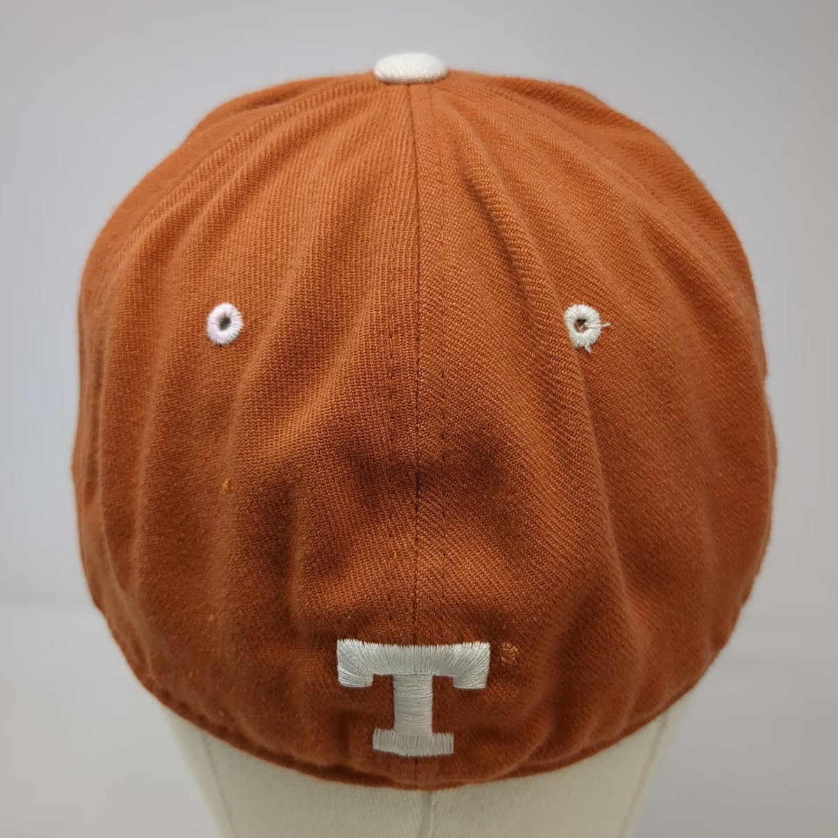 Texas Longhorns NCAA Top of the World Cap Brown One Size Stretch Fit Hat Logo