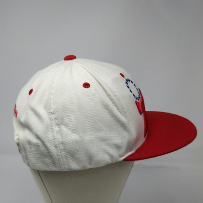 Mitchell & Ness Philadelphia 76ers NBA Snapback Hat White Red Blue One Size