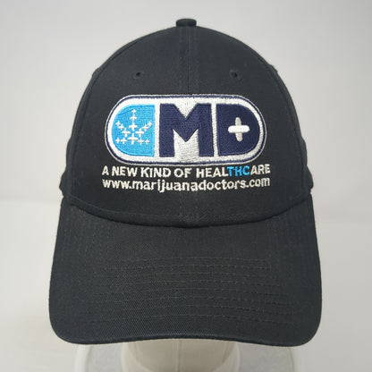 MD Marijuana Doctors Strapback Hat Black One Size Adjustable New Era