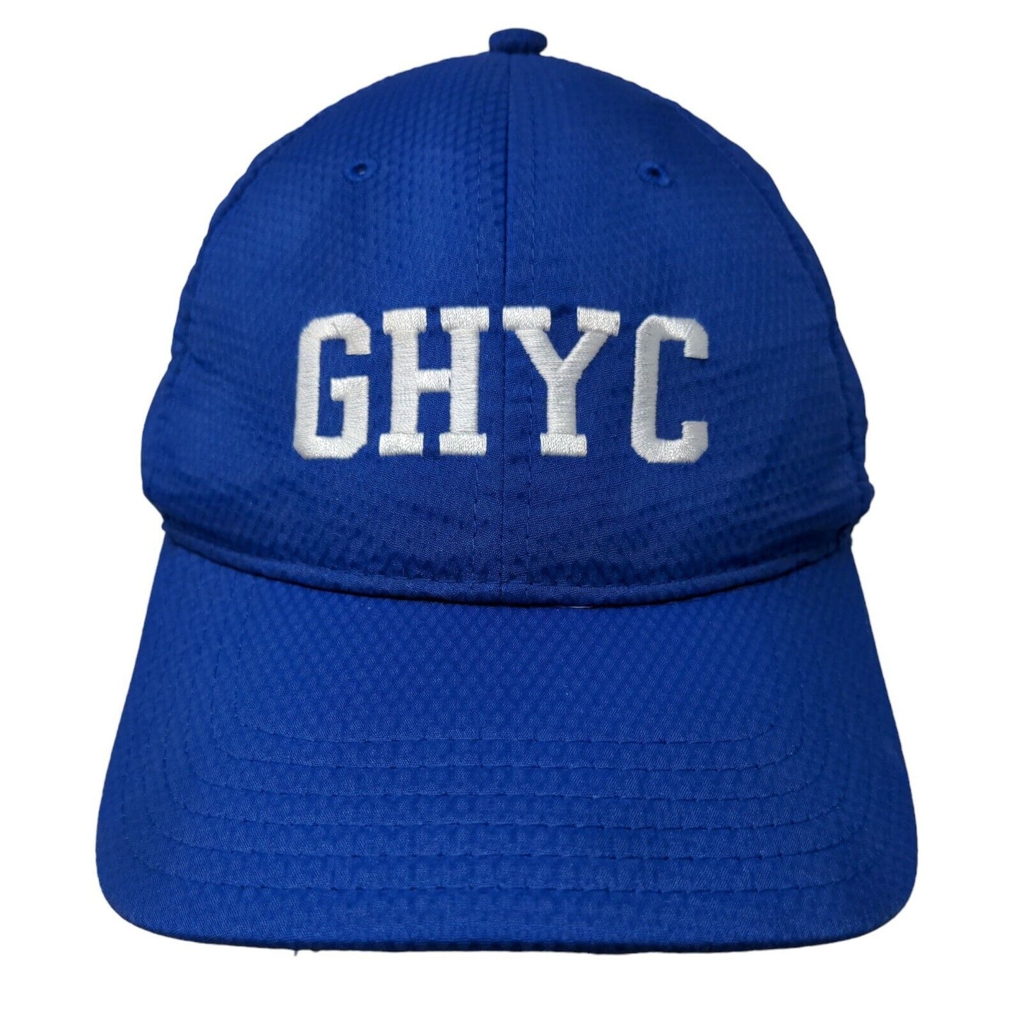 Under Armour Men's Strapback Hat Blue Embroidered GHYC Logo Polyester