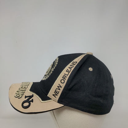 New Orleans Strapback Hat Multicolor One Size Embroidered Adjustable