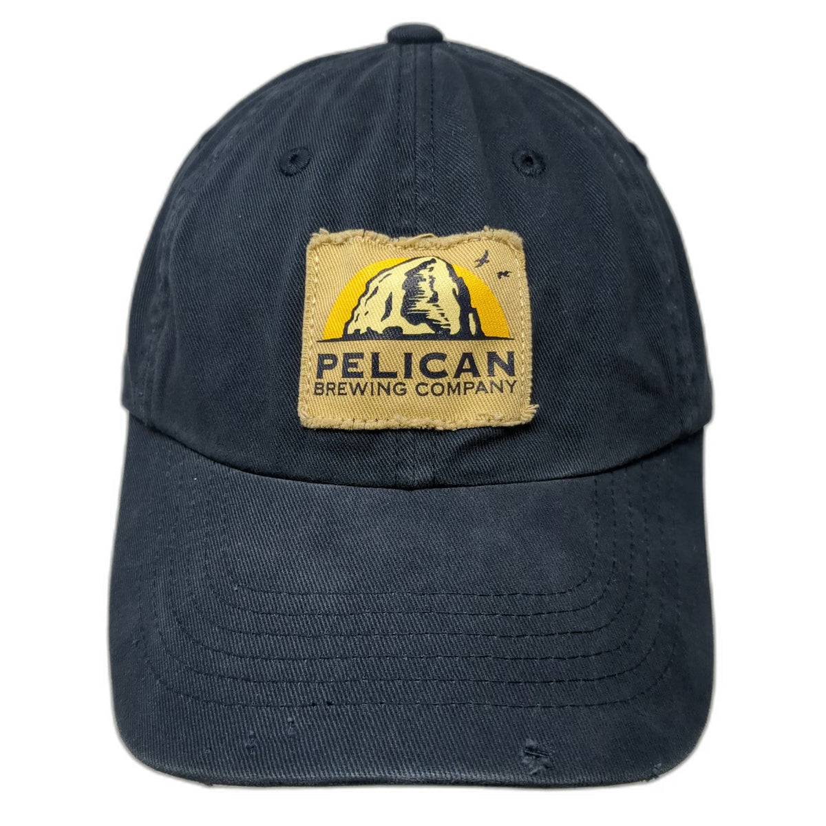 Pelican Brewing Company Baseball Cap Blue One Size Oregon Coast Slideback Hat