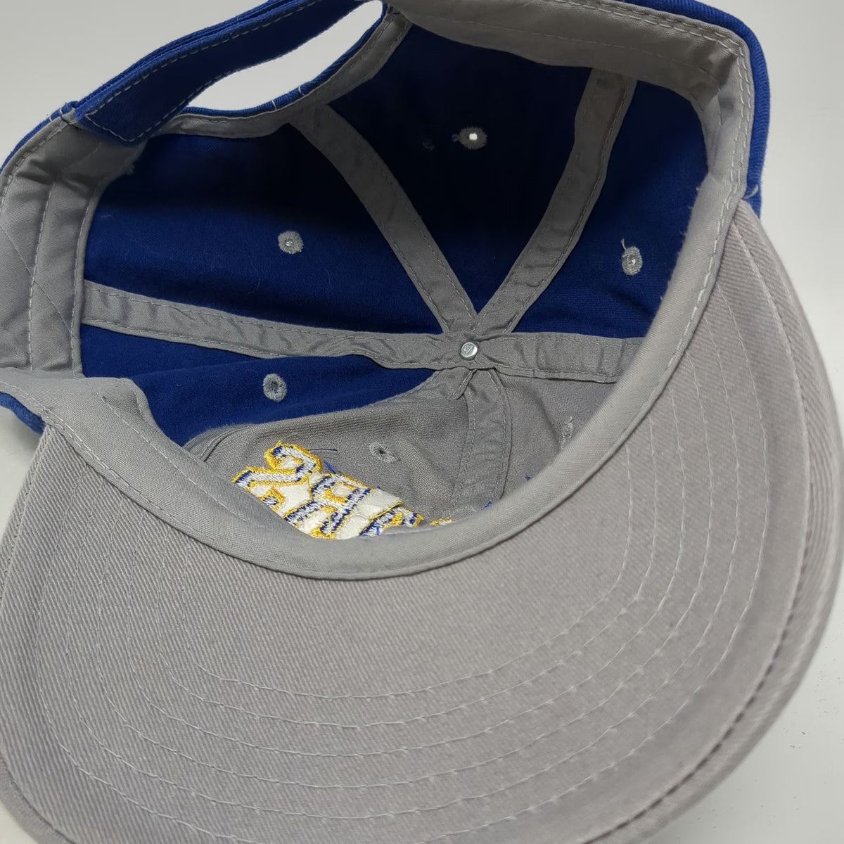 My Town Originals Baseball Cap Gray Blue One Size Strapback Cougars CHS Hat