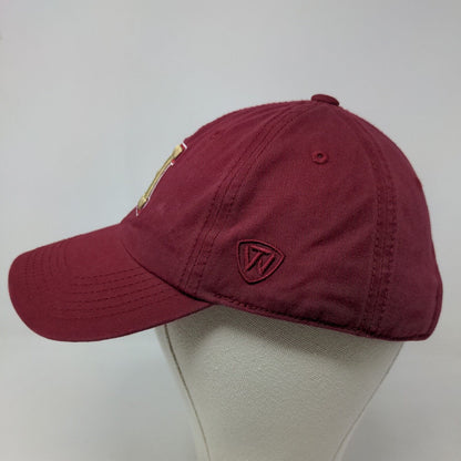 Top of the World Men's Slideback Hat Red Size OSFA Embroidered Big H Logo