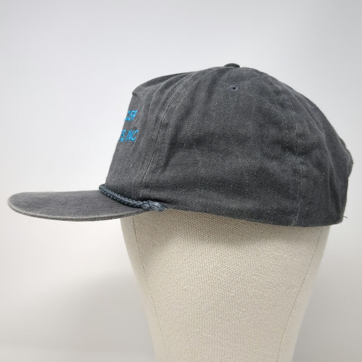 Head To Toe 5 Panel Gray Hat One Size Snapback Spencer Industries Inc Rope