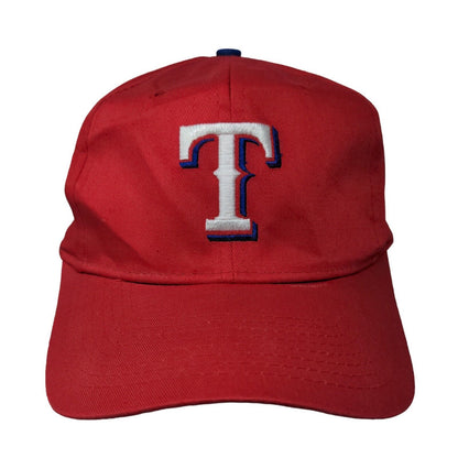 Texas Rangers Snapback Hat Red OSFA Embroidered Genuine Merchandise