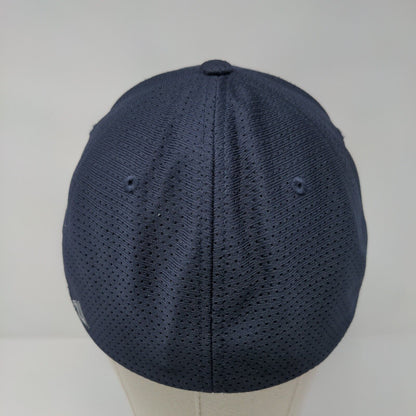 JayCo Softbakll Fitted Hat Blue L/XL Lightweight Vented Holes Pacific Headwear