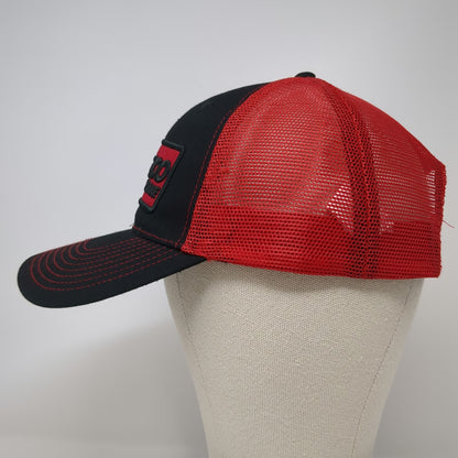 Bamko Costco Wholesale Trucker Hat Black Red One Size Mesh Snapback Patch Logo