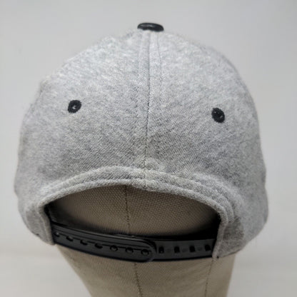 Unbranded Men's Snapbback Hat Gray Black Be Bold Be Brave Cotton Blend