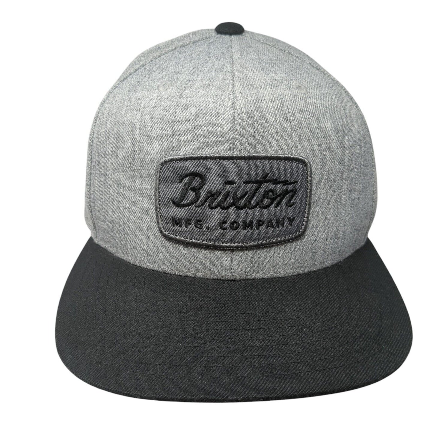 Brixton Mfg. Company Patch Snapback Hat Gray One Size Colorblock