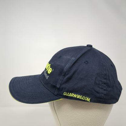 Clearwire Wireless Broadband Strapback Hat Blue One Size Adjustable Embroidered