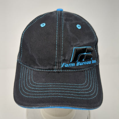 Farm Bureau Ins. Strapback Hat Black One Size We Know Idaho Adjustable
