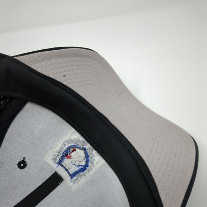 Idaho Strapback Hat Black One Size Adjustable Embroidered Port Authority