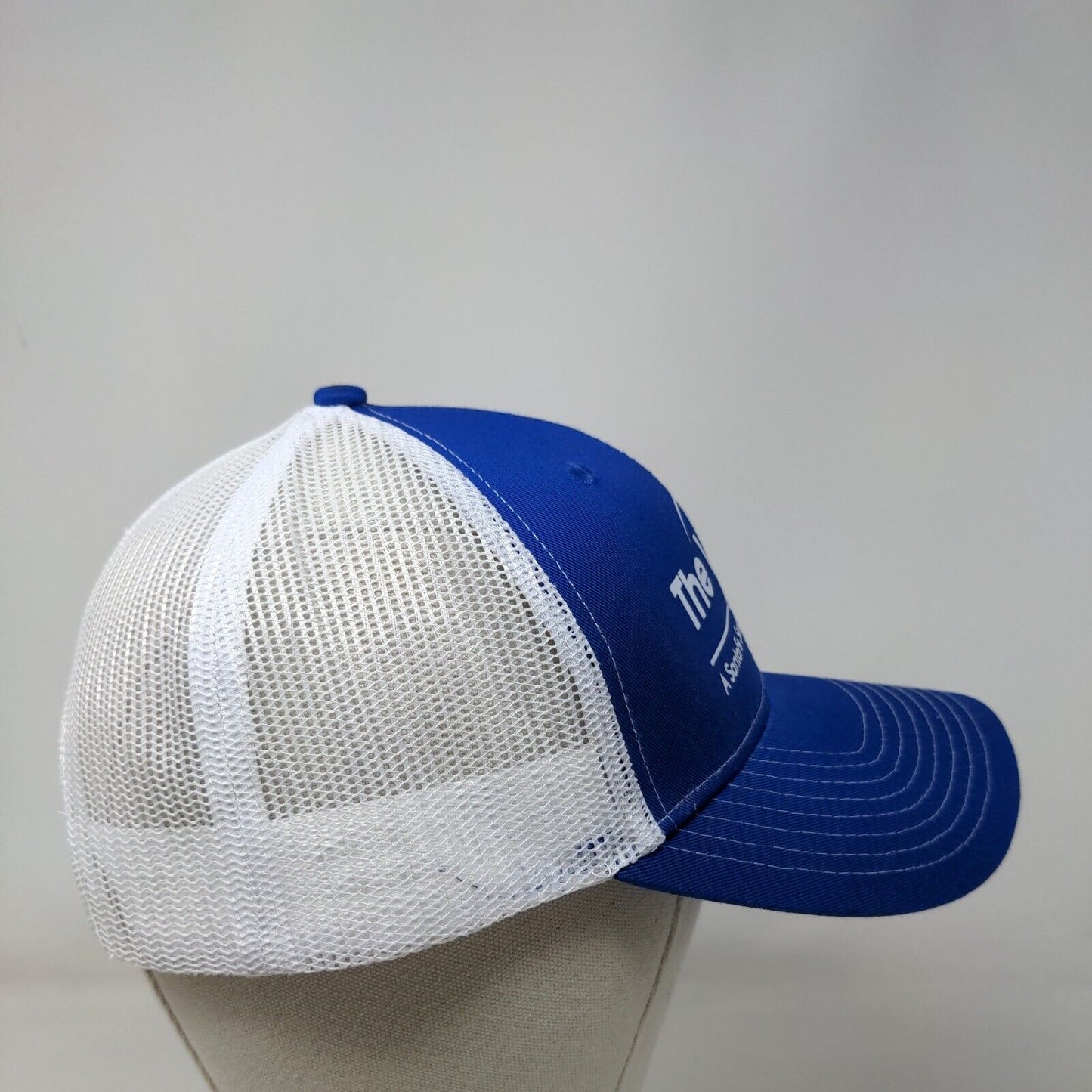 The Village at Gainesville Snapback Mesh Back Trucker Hat Blue OSFA