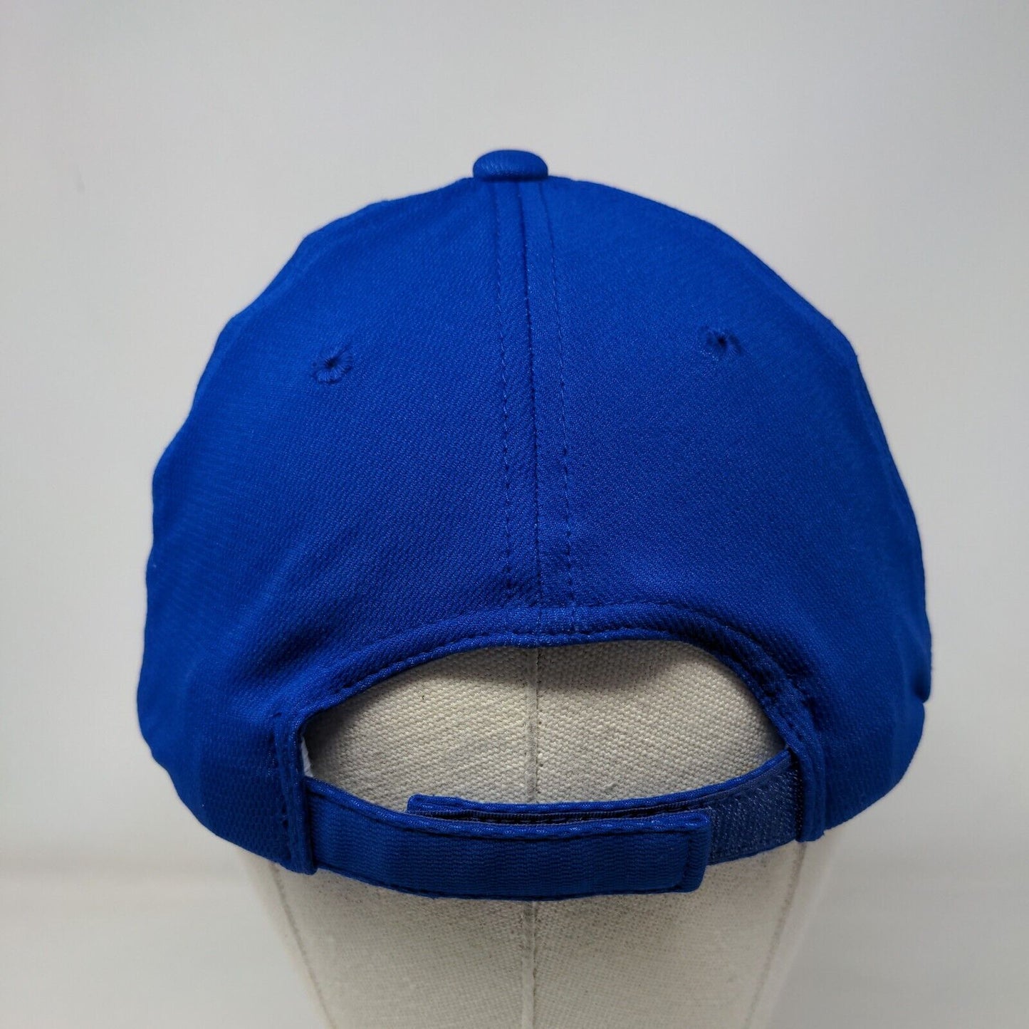 Meridian Strapback Hat Blue One Size Embroidered Port Authority