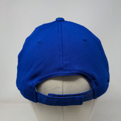 Meridian Strapback Hat Blue One Size Embroidered Port Authority
