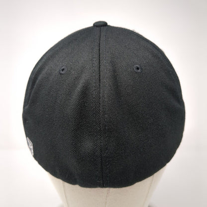 Mountain Fitted Hat Black L/XL Flexfit Embroidered PRO 585 Richardson