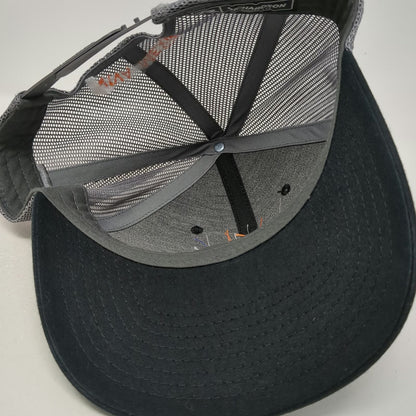 Richardson Trucker Hat Black OS Mexico Flag Captain Baja Off-Road Mesh Snapback