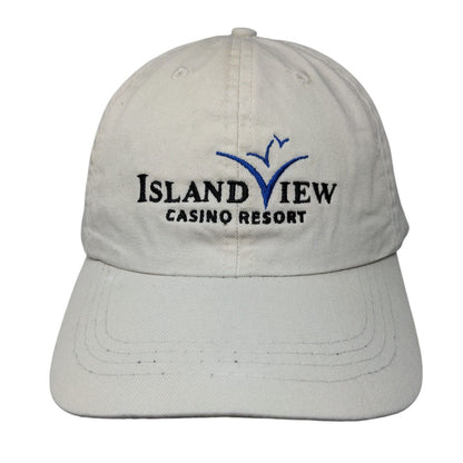 Island View Casino Resort Slideback Hat Cream One Size Adjustable