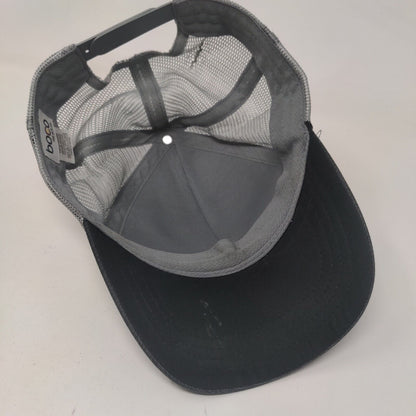 Fleet Feet Sports Snapback Mesh Back Trucker Hat Gray OSFM Boco Gear