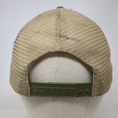 George Trucker Hat Green OSFM Mesh Back Snapback Blank Solid Plain Adjustable