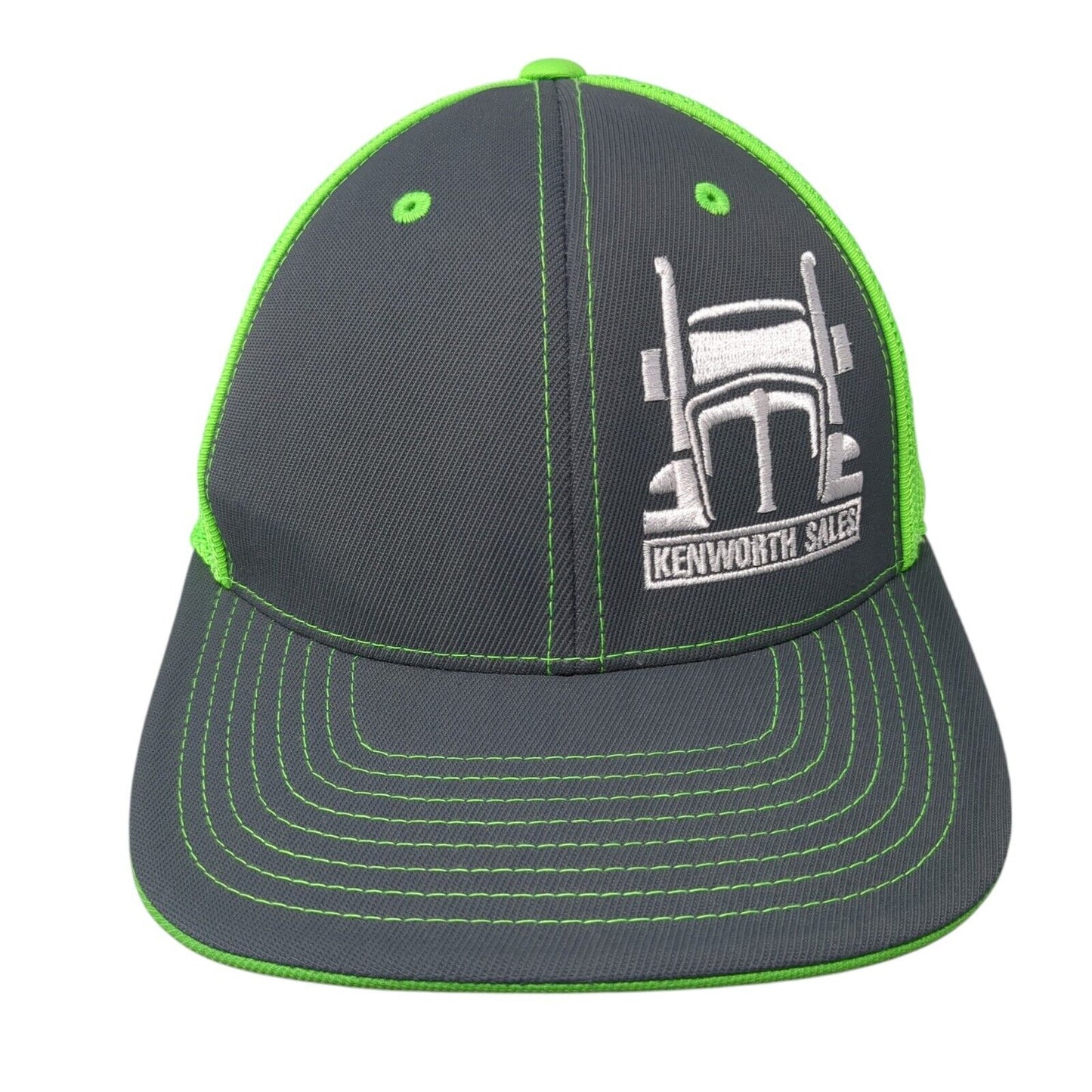 Kenworth Sales Fitted Trucker Hat Multicolor 6 7/8-7 3/8 Mesh Pacific Headwear