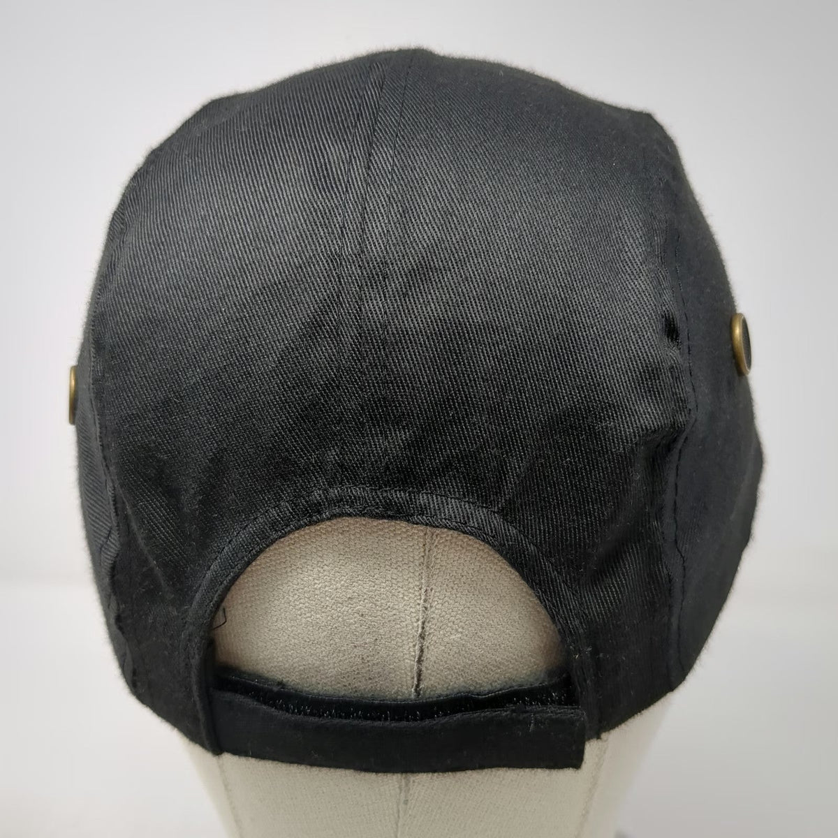 McDonald's 5 Panel Black Hat One Size Recycled Material Logo Strapback