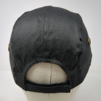 McDonald's 5 Panel Black Hat One Size Recycled Material Logo Strapback