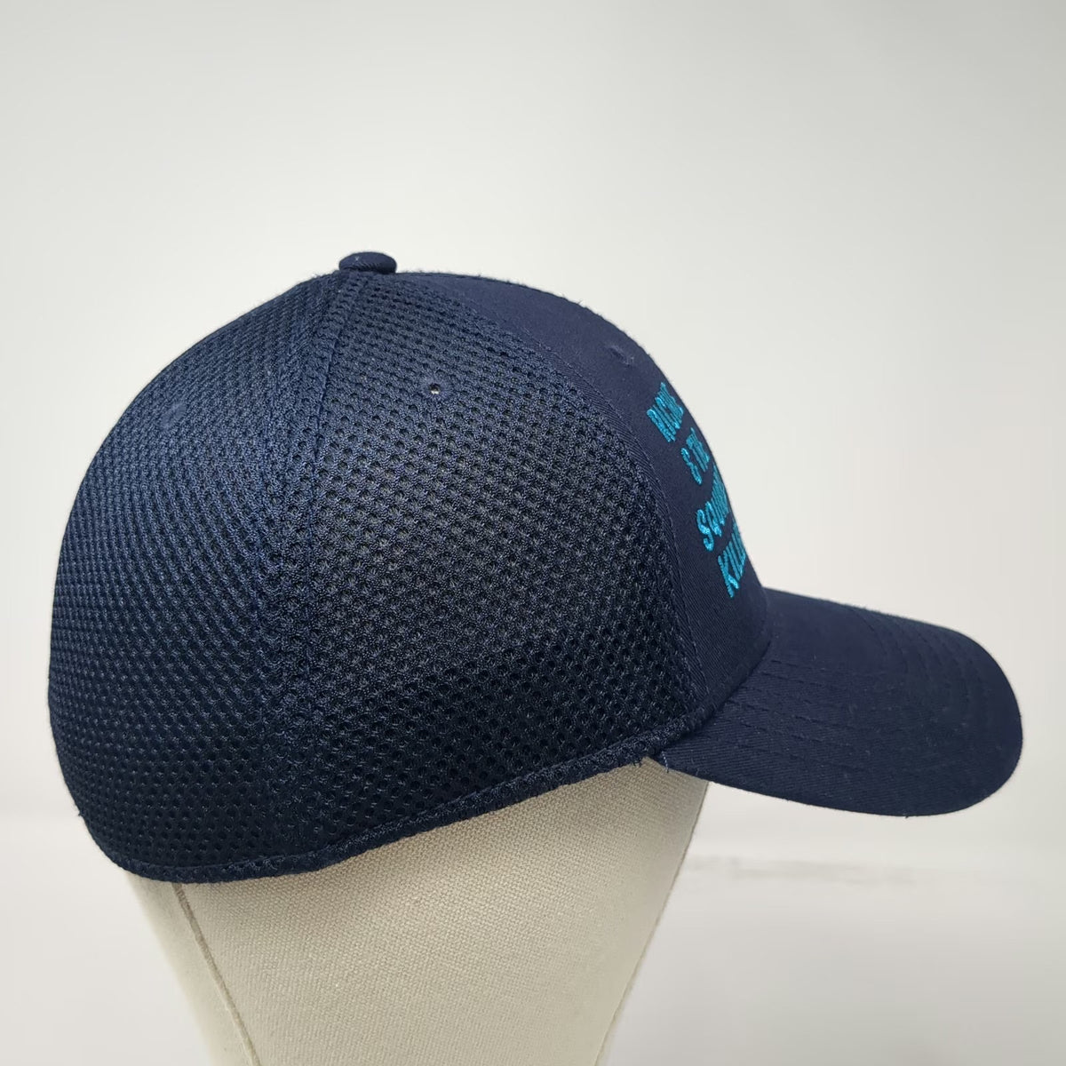 Otto Baseball Cap Blue M Richie The Squirrel Killers Mesh Back Stretch Fit Hat