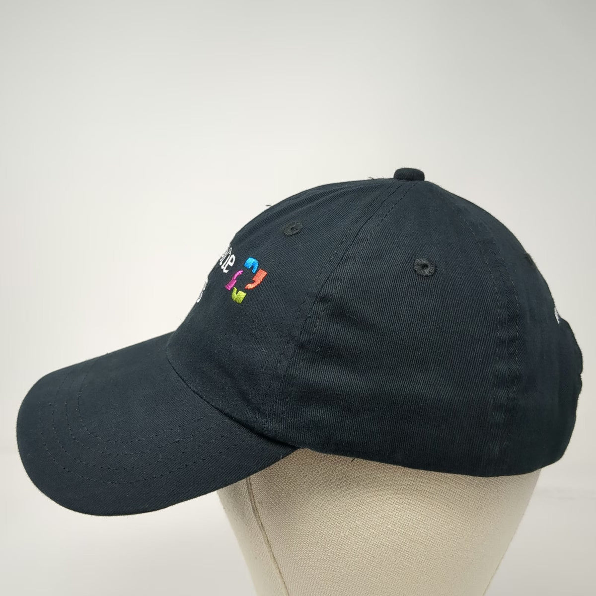 Cap America Black One Size Baseball Cap Hartford HealthCare Charlotte Strong Hat