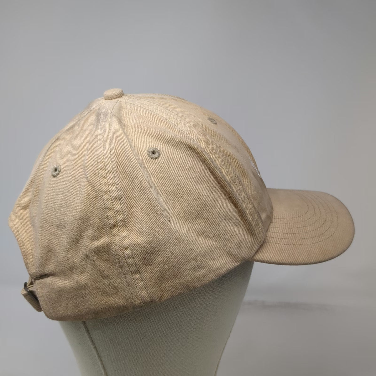 Richardson Baseball Cap Beige One Size ALL IN Embroidered Logo Slideback Hat