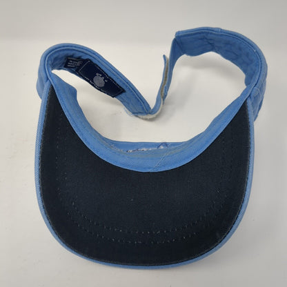 Lithia Springs Marina Strapback Sun Visor Hat Blue OS Adjustable Embroidered HYP