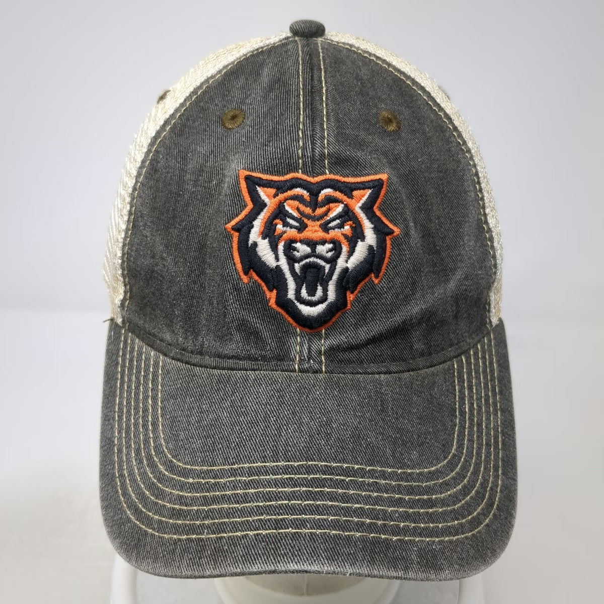 Legacy Auburn Tigers NCAA Trucker Hat Gray One Size Snapback Mesh Logo Hat