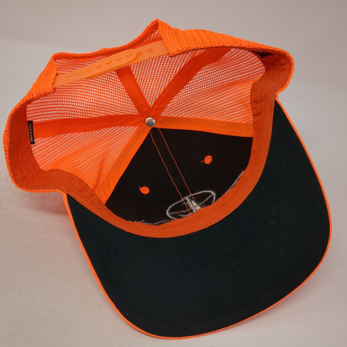 Leupold Trucker Hat Orange One Size Snapback Mesh High Visibility Hunting Cap