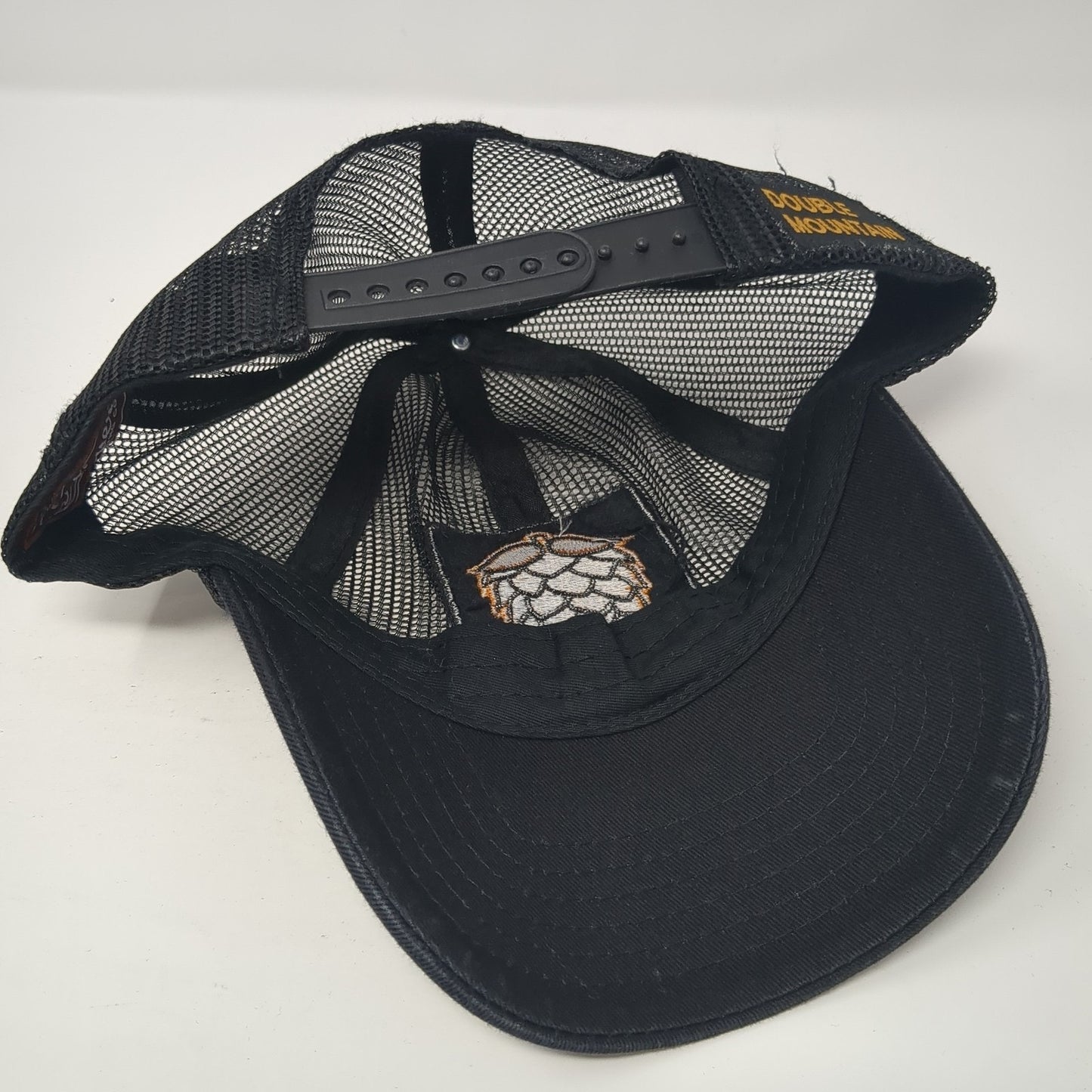 Brewery Snapback Trucker Hat Black One Size Adjustable Embroidered Mesh Back