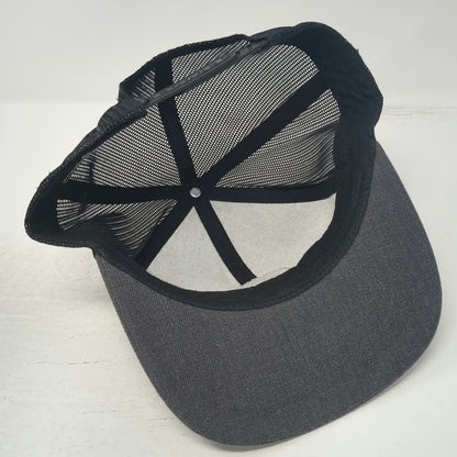 Rip Curl Trucker Hat Gray One Size Mesh Back Snapback Logo Patch High Profile
